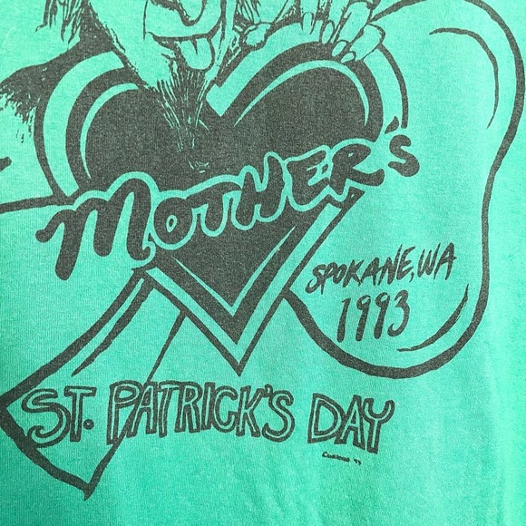 1993 Vintage Mother Load Live Muzik Blowout Green Graphic T-Shirt Size XL - Picture 8 of 13